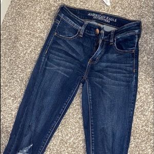 american eagle mid rise jeans